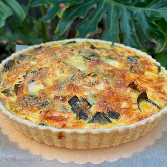 Leek and Pancetta Quiche