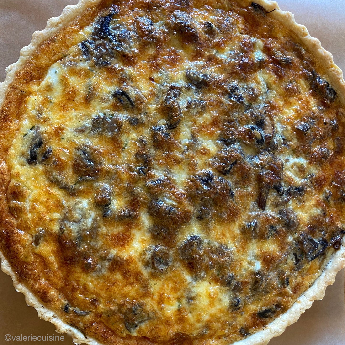 Mushroom Quiche