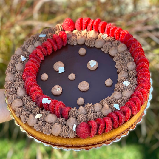 Chocolate Raspberry Tart