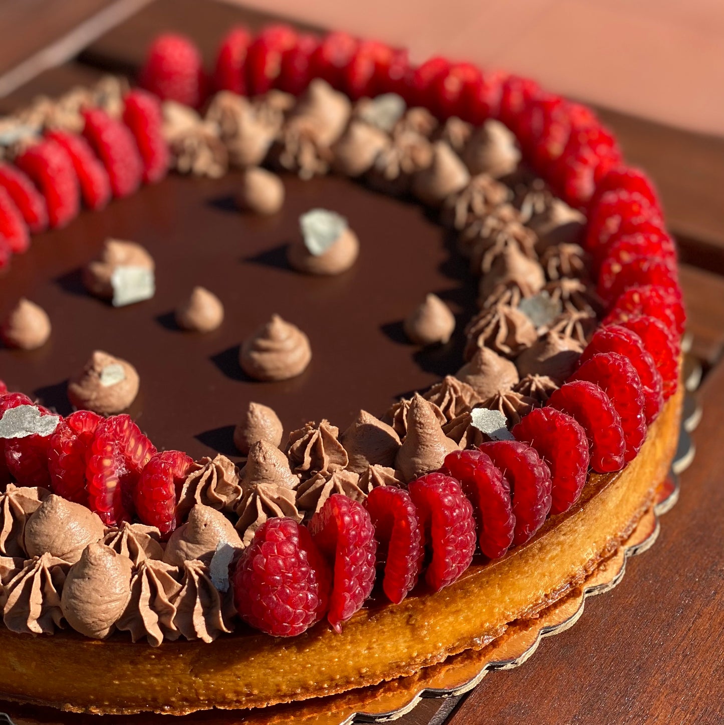 Chocolate Raspberry Tart