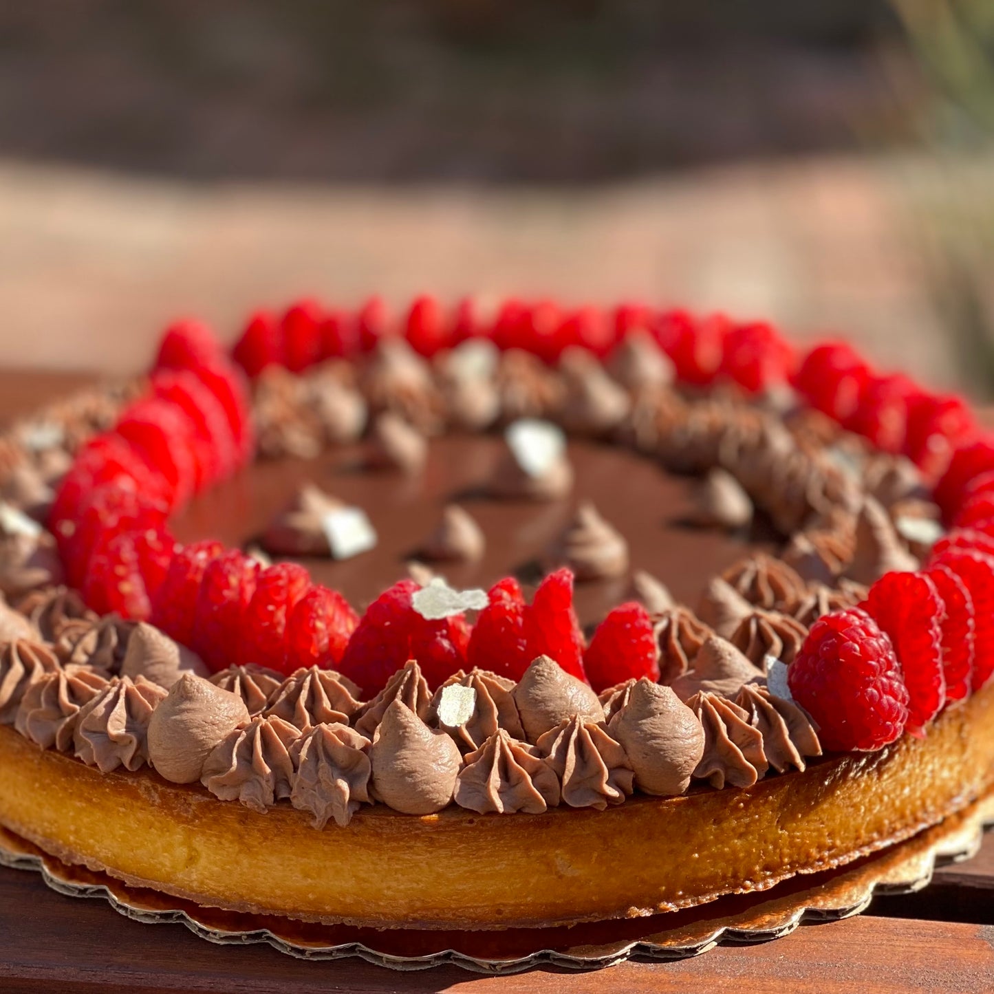 Chocolate Raspberry Tart